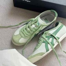 2025 Onitsuka Tiger MEXICO 66 Sneakers White/Green Classic Unisex Shoes