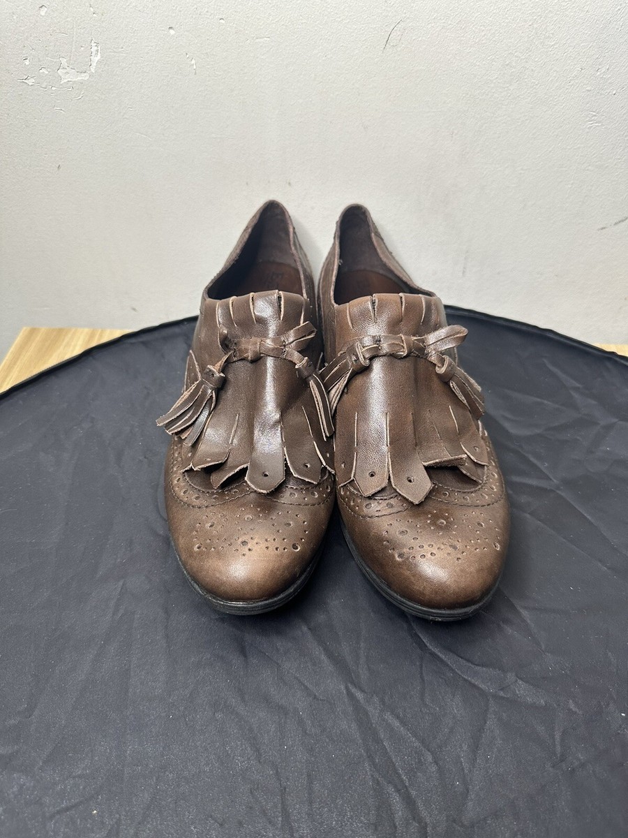 Born Womens Brown Leather Shoes s-l400.jpg main image 3