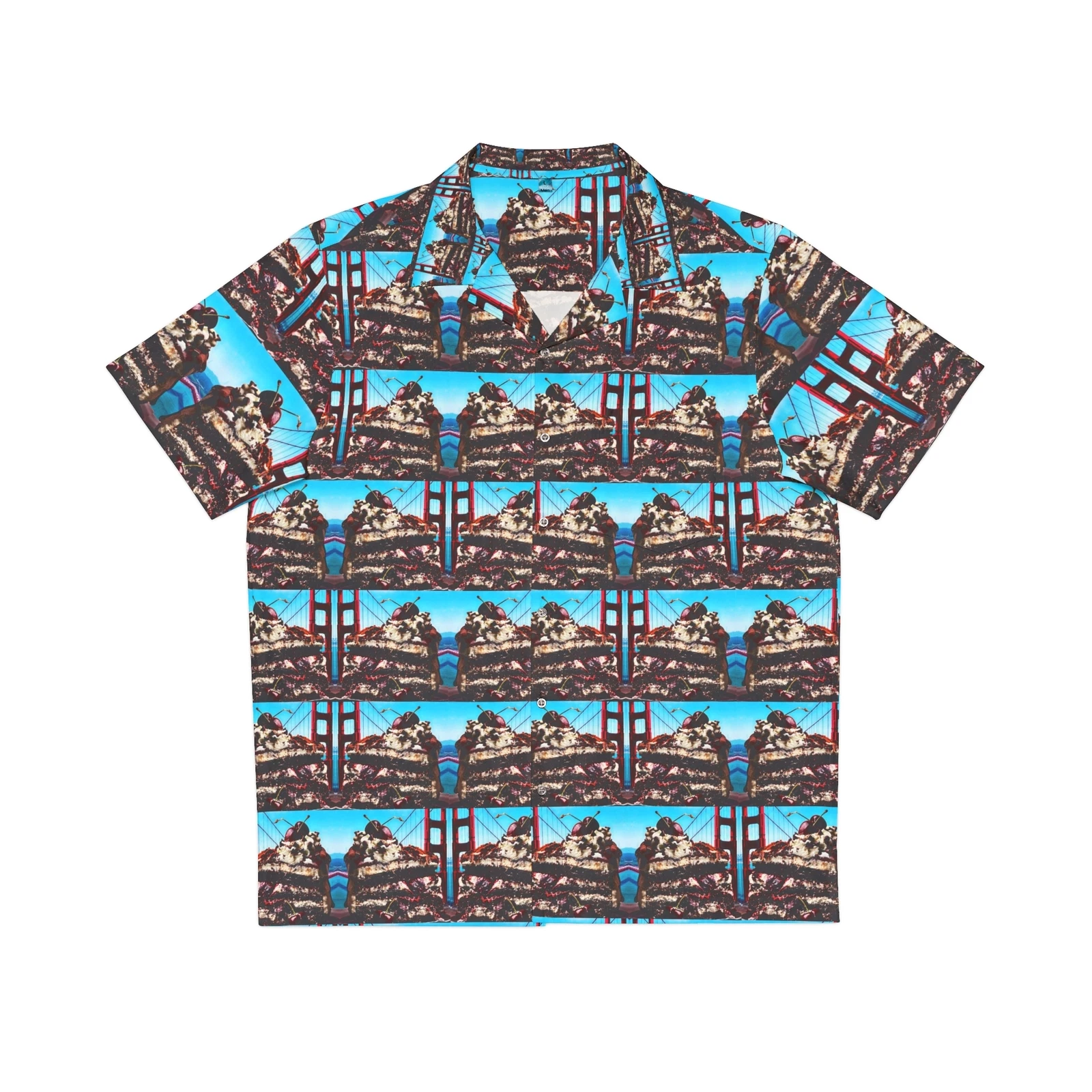 Heavenly Chocolate Bliss Men's Hawaiian Shirt (AOP)