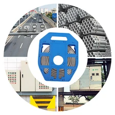 304 Stainless Steel Band Strap Tool 23.5*28.5cm Band Strip Tool in Blue Tote New