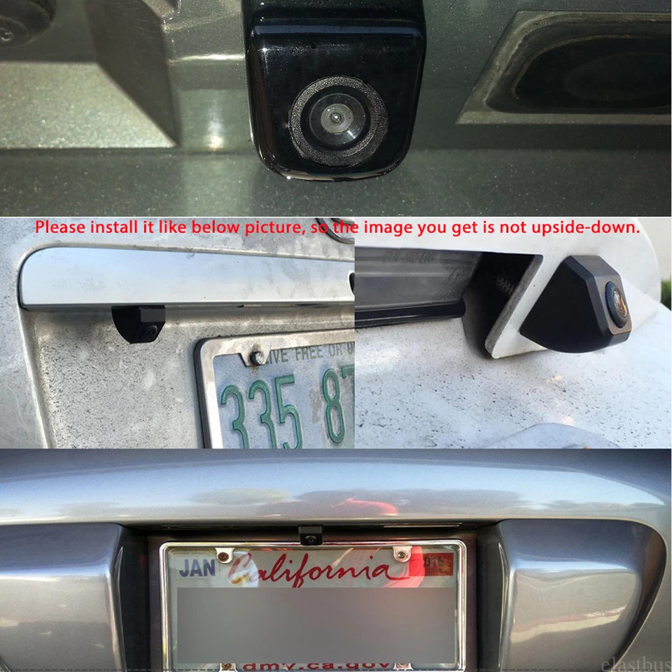 iPoster 4.3" Car Rear View Mirror Monitor No11 Bracket+Reversing Camera For BMW - image 3 of 4