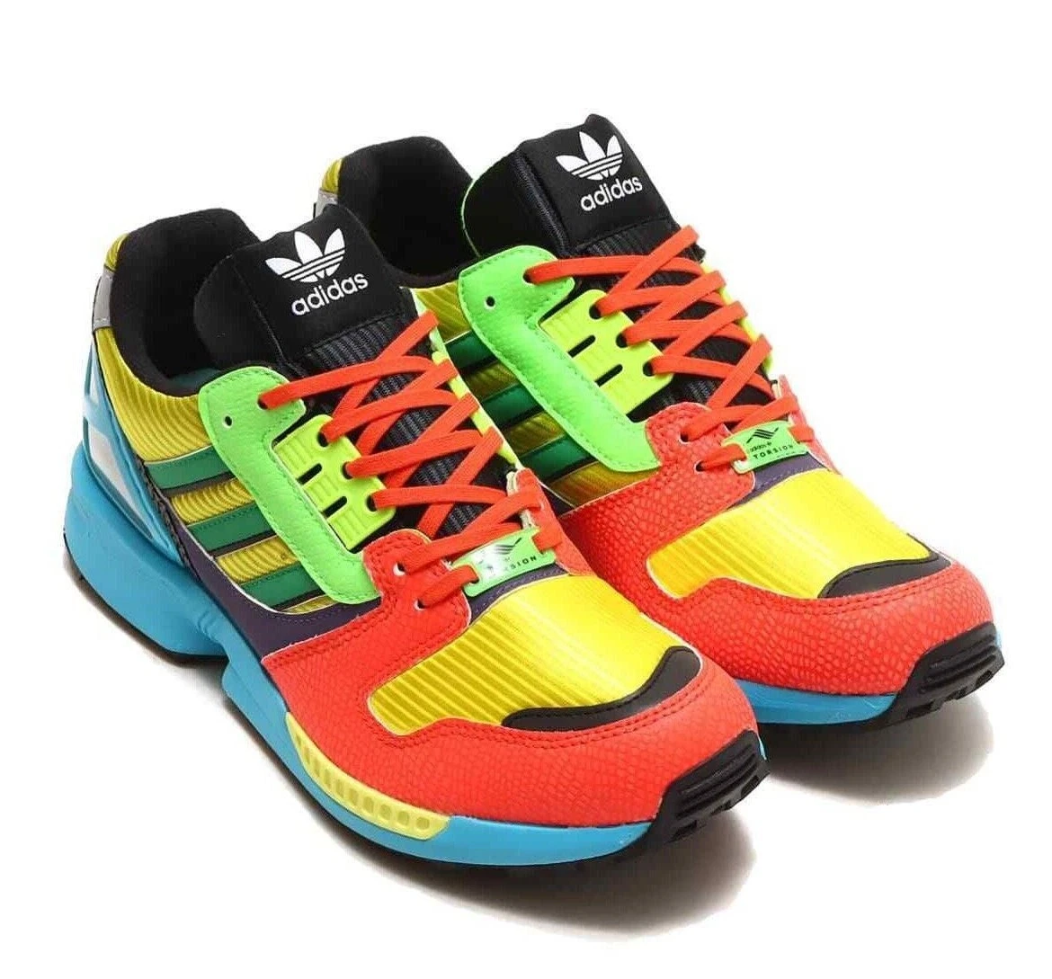 atmos × adidas Originals ZX 8000 G-SNK MASH UP ID9448 Multi Color