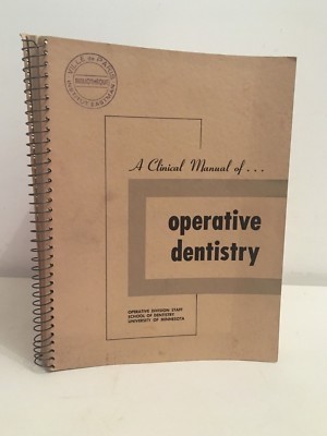 Ein klinisches Handbuch der ... operativen Zahnmedizin 1960