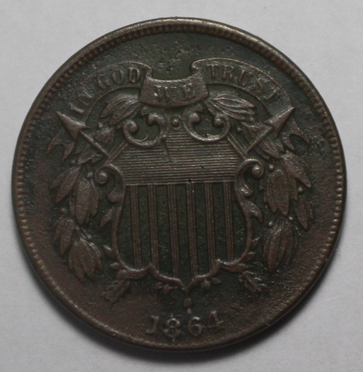 くちゃ 1864 Two Cent ZC604 | eBay