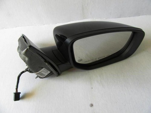 Heated Power Mirror With Turn Signal - Right Side For Infiniti Q50 (Black Smooth Finish)