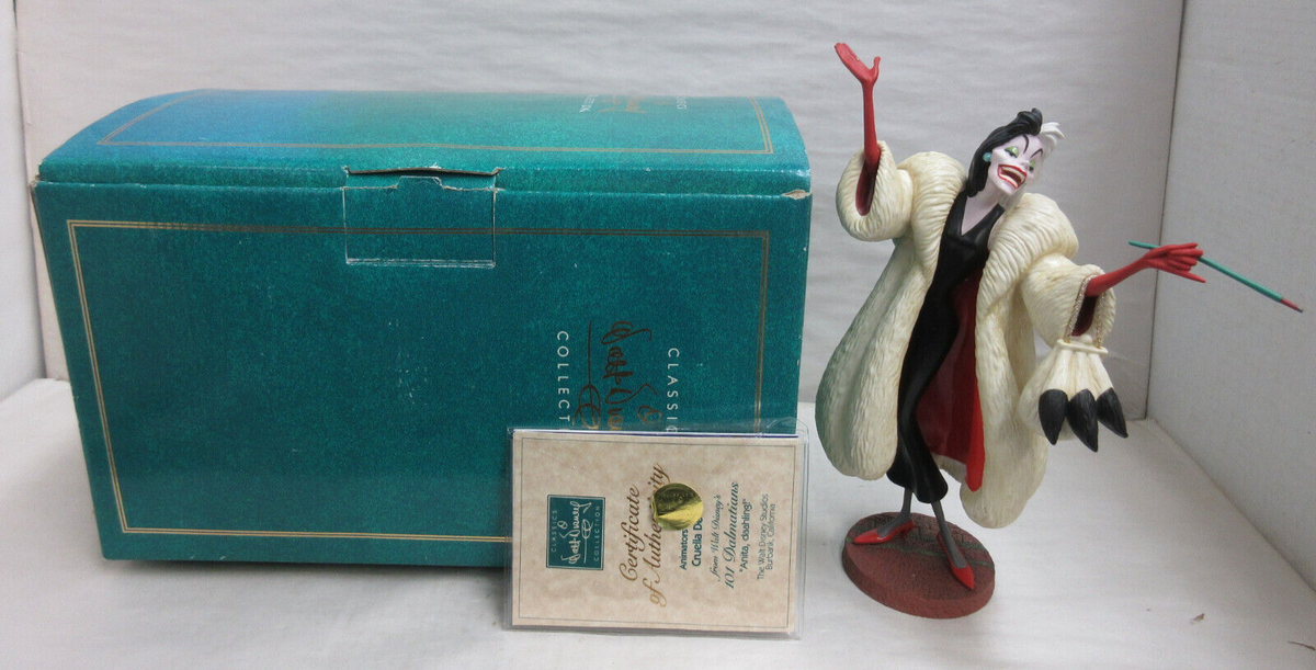 wdccクルエラ車セット WDCC限定品 クルエラcarオーナメント