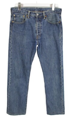 LEVI's 501 Jeans Men's W32 L29 Straight Fit Button Fly High Rise