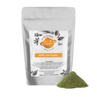 Kaffir Lime Powder Dried Leaf Leaves Ground Premium Quality by Spice Planet