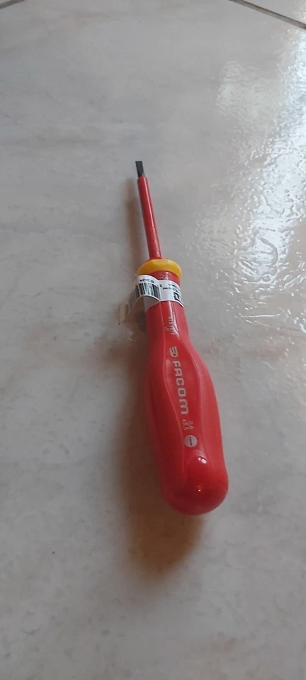 Tournevis Facom AT 3.5×75 VE isolé 1000V - Photo 1/4