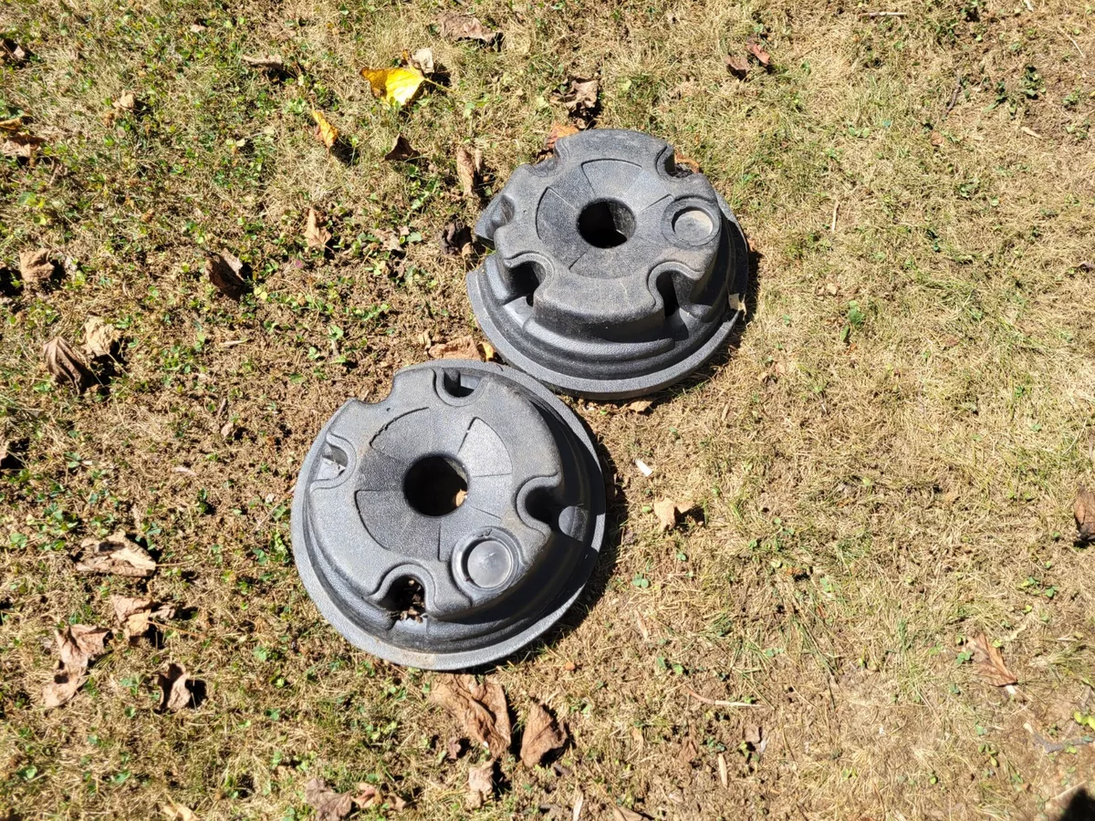 2 Lawn Tractor Wheel Weights 21 Lbs Each