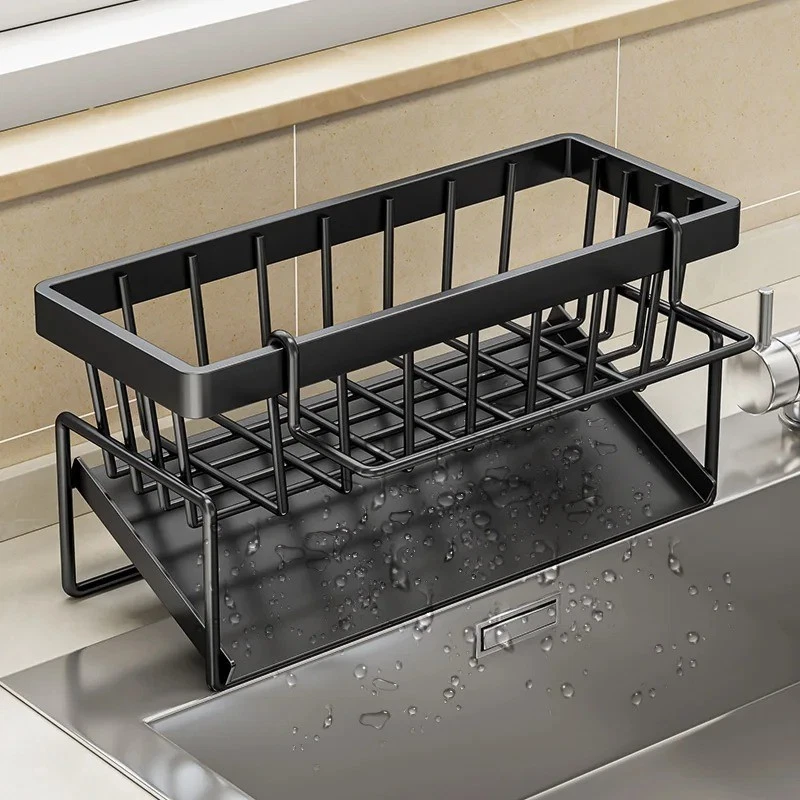 Stainless Steel Kitchen Sink Sponge Organizer Rack with Towel Holder Rust Free
Opens in a new window
