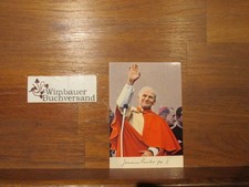 Kleine Autogrammkarte Johannes Paul II. , Papst :