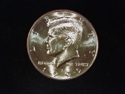 1999-D Kennedy Half Dollar AU+++ (1). Free Shipping!