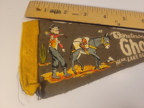 vintage Storytown USA Ghost Town NY Pennant near Lake George - Picture 2 of 5