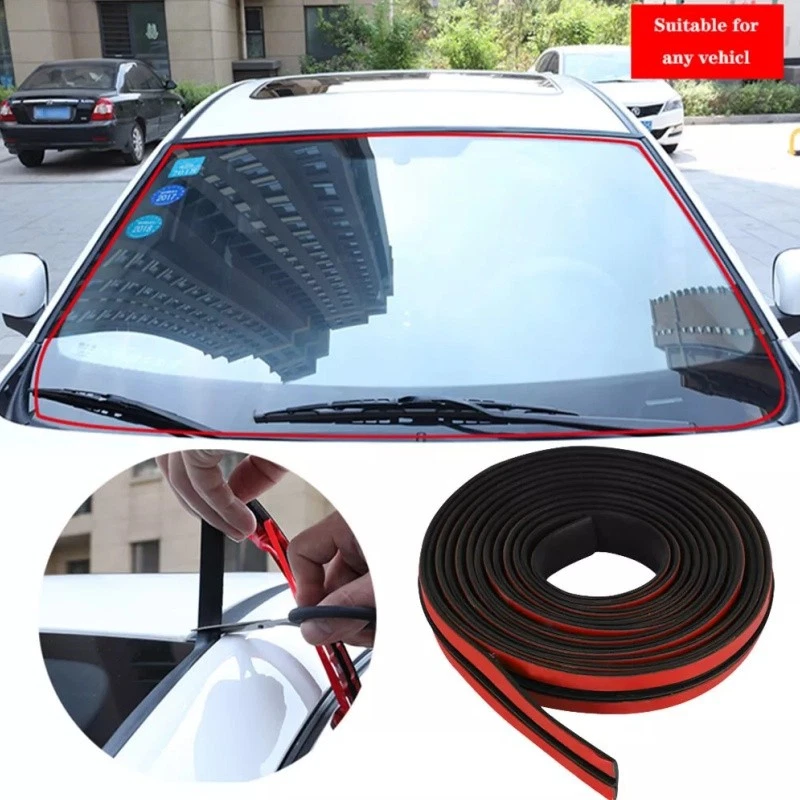 Protector de moldura de borde de goma para parabrisas de techo de coche de 30 mm x 3 m Foto 4 de 4