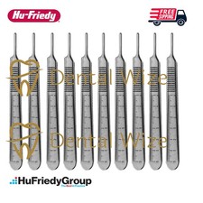 Hu-Friedy Scalpel Handle #3 (10-130-03) – Surgical Stainless Steel – 10 Pcs