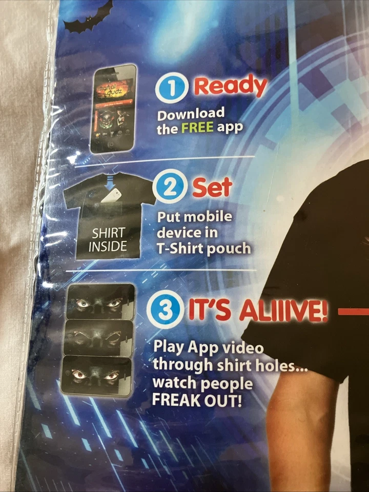 Camisa Morph Costume Co. Digital Dudz Halloween Freaky Clown Eyes XLarge: NUEVA Foto 2 de 4