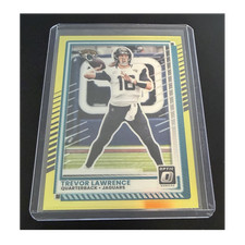 Panini 2024 Donruss Optic Trevor Lawrence Jaguars Prizm #88 /15 Neon Yellow 