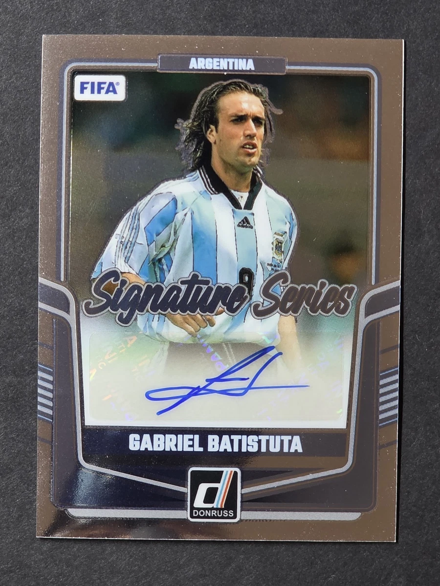Gabriel Batistuta Soccer Autographed Sports Trading Cards