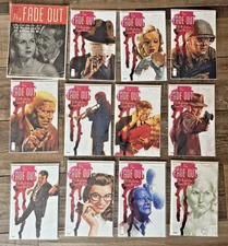 The Fade Out #1-12, Full Complete Series Set, Brubaker Phillips Image Comics, NM