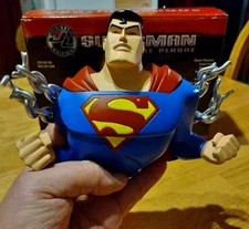 Justice League TAS Superman 5" Porcelain Wall Plaque DC Direct