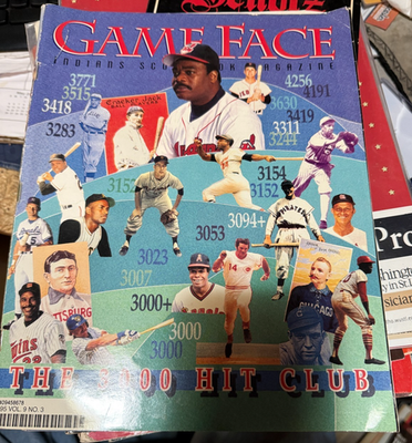 #ad CLEVELAND INDIANS GAME FACE MAGAZINE EDDIE MURRAY COVER 1995 VOLUME 9 $9.99