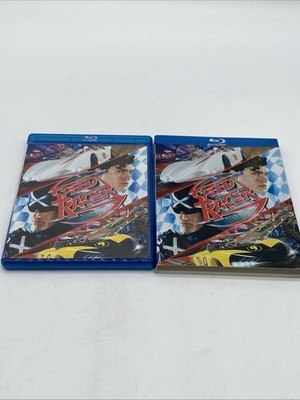 Speed Racer (Blu-ray w/ Slipcover, Warner Bros, 2010) Wachowski, 2008, Hirsch