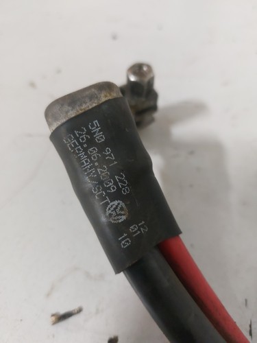 VW Tiguan Battery Positive Lead Wire Cable To Starter Motor 5N0971228 2010 - Picture 4 of 9