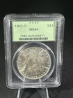 1902-O $1 Morgan Silver Dollar PCGS MS64 - Green Holder - Free Shipping USA