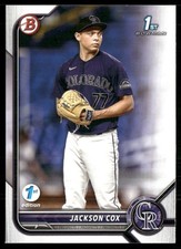 Jackson Cox 2022 Bowman Draft 1st Edition Colorado Rockies #BD-174