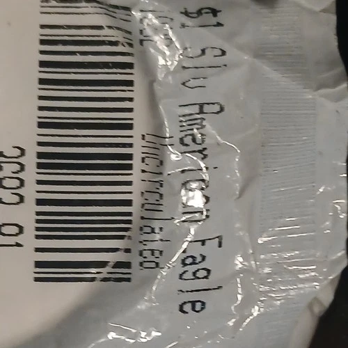 1992 American Silver Eagle $1 Dollar  Fine 1 oz. Uncirculated