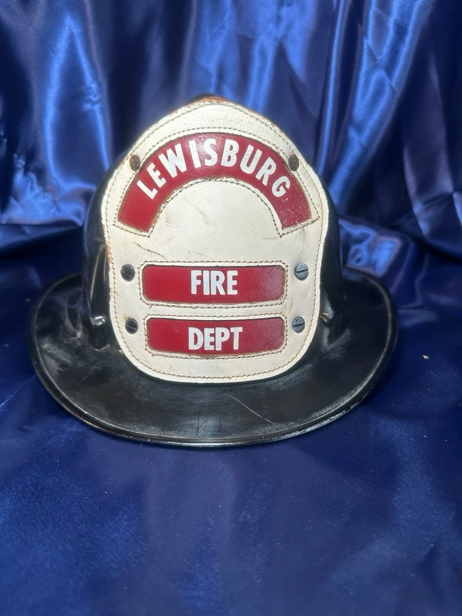 Leather Fire Helmet Shield for sale | eBay