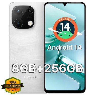 UMIDIGI G9T Unlocked Android 14 Phone, 8+256GB 6.75'' HD+, 5000mAh