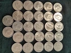 27 KENNEDY HALF DOLLARS dated 70's-80's