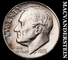 1956-D Silver Roosevelt Dime - Choice Gem Brilliant Unc+++  Lustrous  #K744