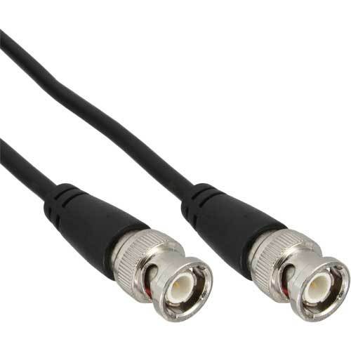 5x InLine BNC Videokabel Stecker / Stecker RG59 75Ω schwarz 5m