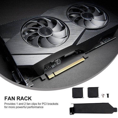 Holder Mount Video Effective Fan Rack Fan Bracket PCI Slot Cover Computer - 第 6/12 張圖片