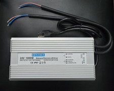 LED Driver 24V1000W Waterproof Power Supply AC95-132V to DC24V 41.6A Low Voltage