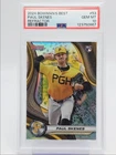 PAUL SKENES 2024 BOWMAN'S BEST ROOKIE REFRACTOR PIRATES RC PSA 10 Q0004