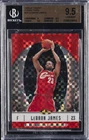 2006-07 TOPPS FINEST X-FRACTORS #22 LEBRON JAMES /25 BGS 9.5