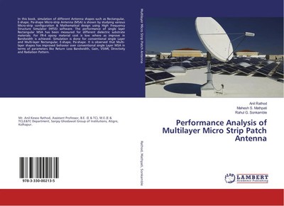 Anil Rathod (u. a.) | Performance Analysis of Multilayer Micro Strip Patch...