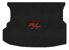 Lloyd Loop Trunk Mat for '08-10 Challenger w/Red on Black Challenger w/Red on Bl