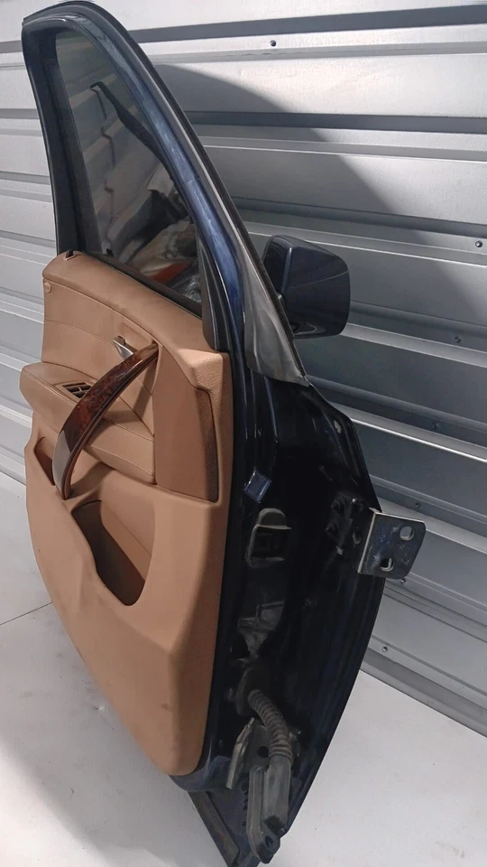 BMW X3 3.0si 2005-2010 conductor completo puerta delantera izquierda con espejo retrovisor lateral. Foto 4 de 4