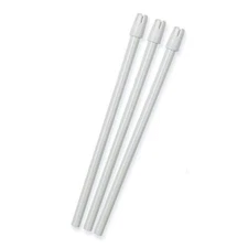 House Brand 6" Saliva Ejectors White with Soft Bonded Tip, Dental Supplies