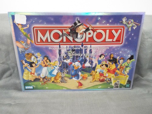 Monopoly Disney Edition Board Game Ages 8+ 2-8 Players Hasbro 2001 Sealed Parts - Picture 7 of 12