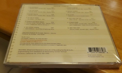 Smokin' Zydeco CD 2005 Bonnie Musique Zydeco New Album 8 Original Songs SEALED - Picture 4 of 6