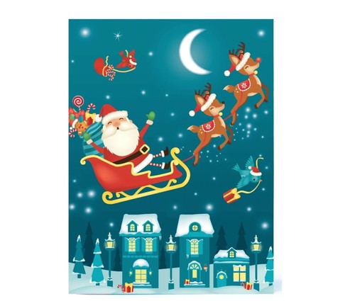 Totally Santa Juguete Haz Tu Propio Santa Trineo Navidad Adorno Artesanal Set en Caja - Imagen 7 de 7
