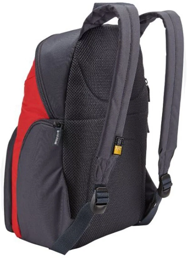 Case Logic TBC-411  Compact DSLR ILCE Camera Backpack in Anthracite & Red   (UK) - Image 3 of 4