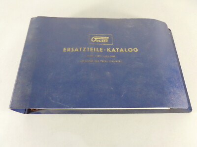 Teilekatalog / Spare Parts Catalog Goliath Express Stand 12/1956