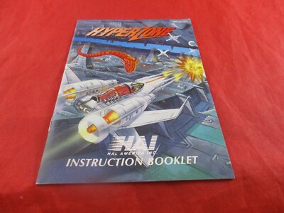 HyperZone Super Nintendo SNES Instruction Manual Booklet ONLY Hyper Zone